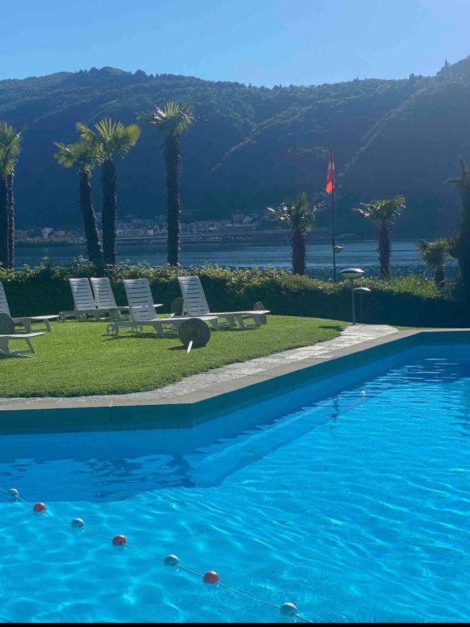 Appartement Holiday On The Lake Lugano 2 à Bissone Extérieur photo