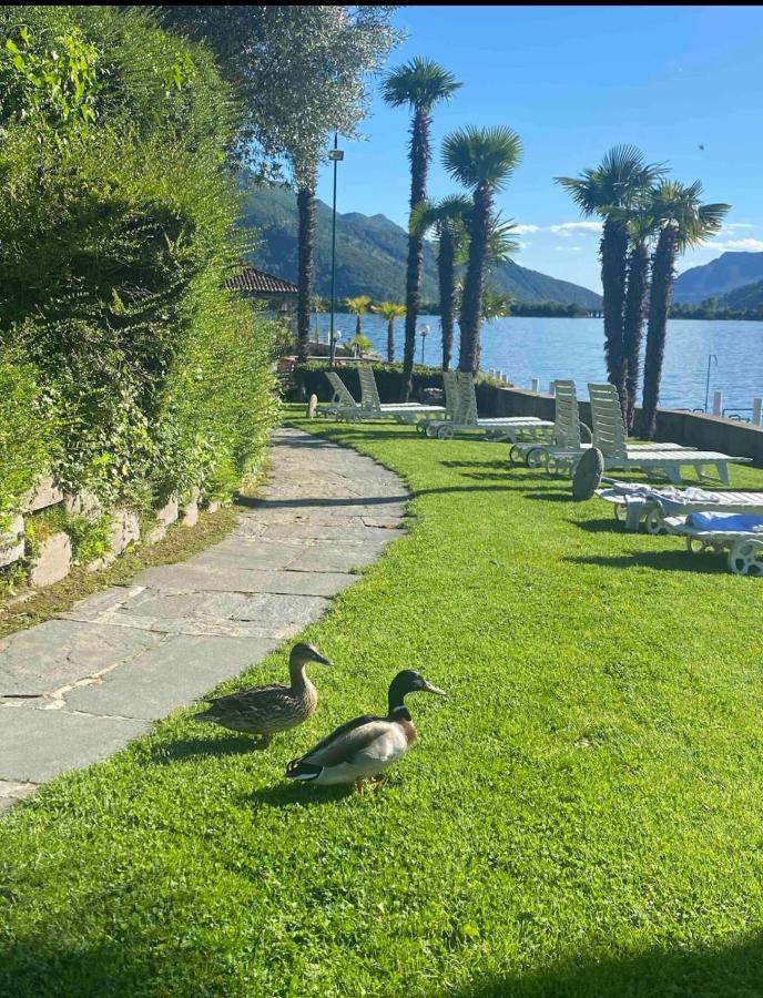 Appartement Holiday On The Lake Lugano 2 à Bissone Extérieur photo